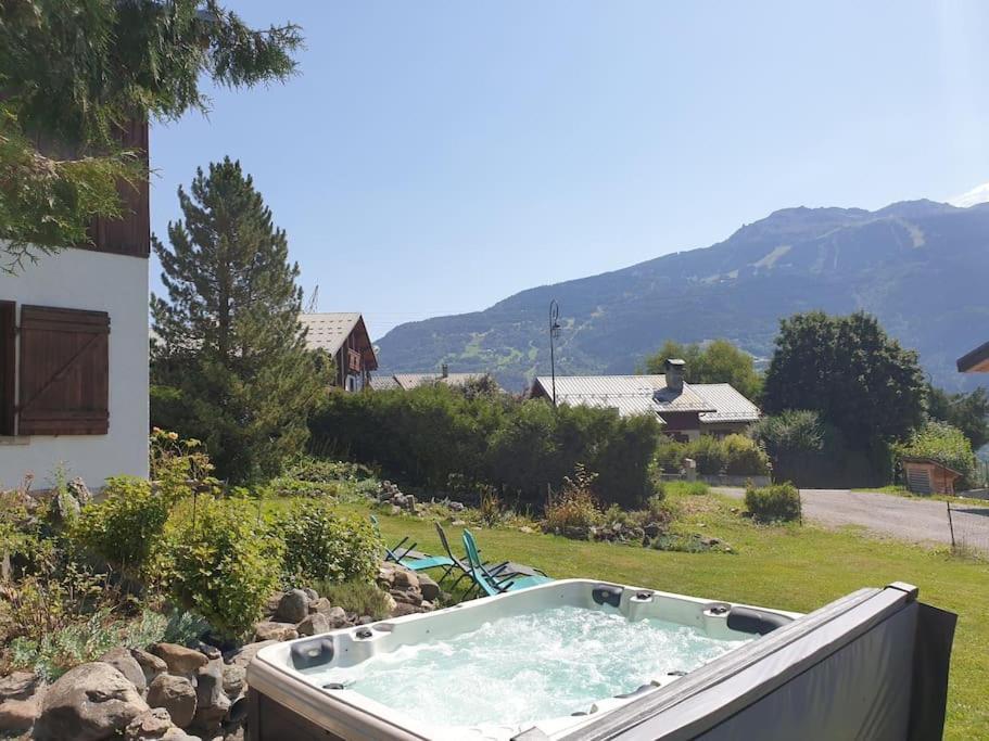 Entire Chalet Salamo 11 Plus 1 Les Arcs Paradiski Jacuzzi Villa Bourg-Saint-Maurice Exterior photo