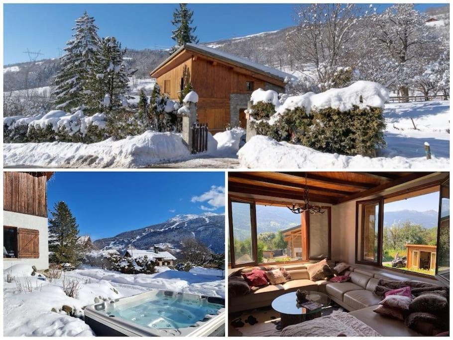 Entire Chalet Salamo 11 Plus 1 Les Arcs Paradiski Jacuzzi Villa Bourg-Saint-Maurice Exterior photo